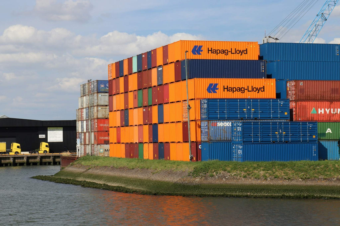 Autogas Parts – Standard 20ft shipping container in storage yard