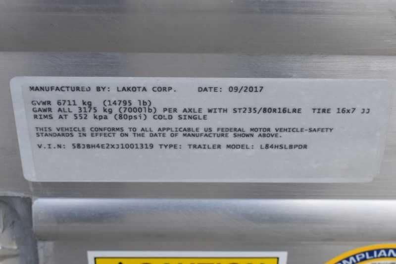 2018 Lakota 84HBPSL 4 Horse Trailer with 2′ Short Wall image 18