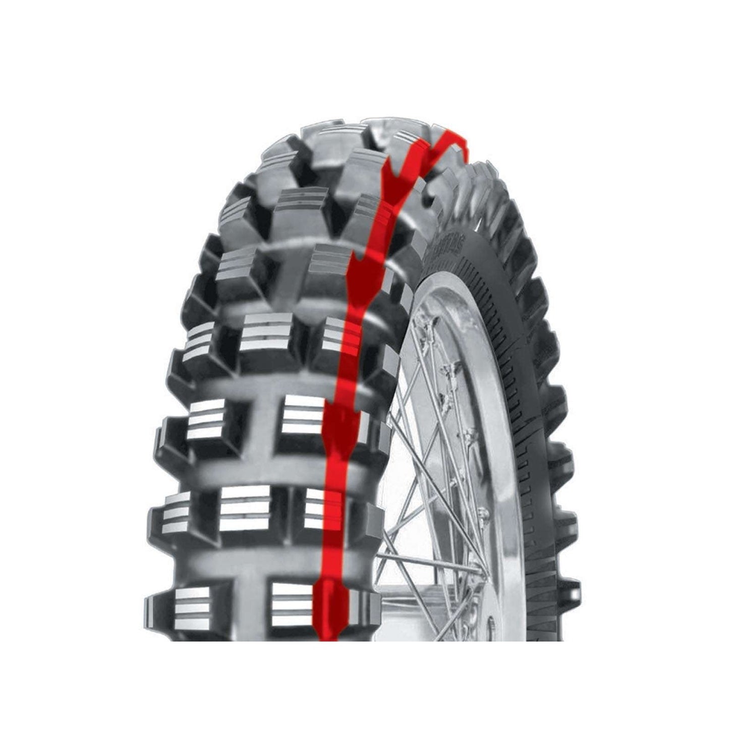 110/100-18 C02 Stoneking Reinf. Mitas Rear Tyre image 0