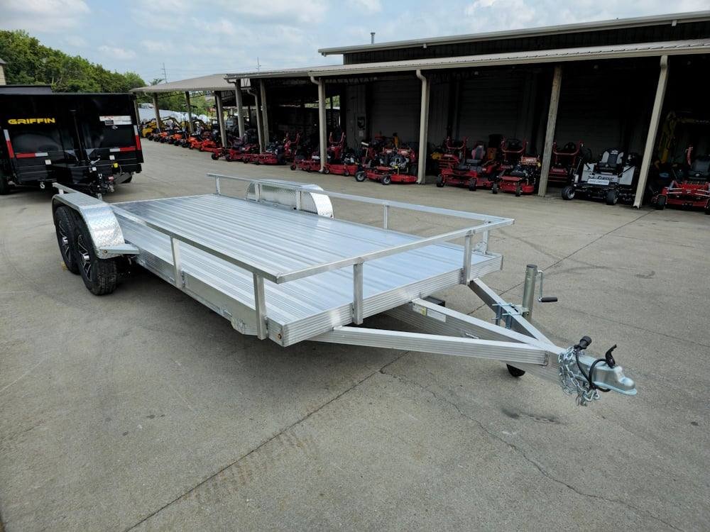 6.4' x 16' All Aluminum Utility Trailer Dual Axle Straight Deck image 16