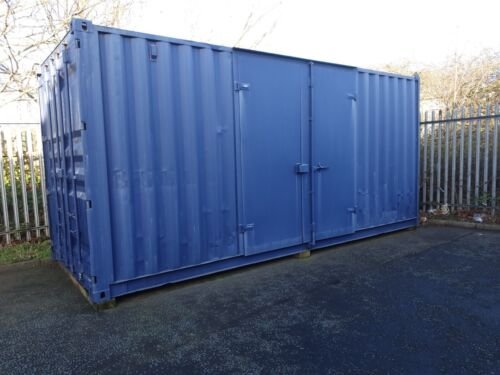 20Ft Shipping Container 20Ft x 8 5Ft With Additional Side 8Ft Panel Side Doors image 1