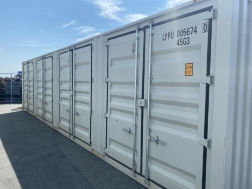 40Ft High Cube New Shipping Container Open Side One Trip image 1