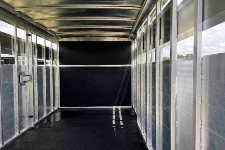 Used 2022 Shadow STK Stock Trailer with 8′ Short Wall image 13