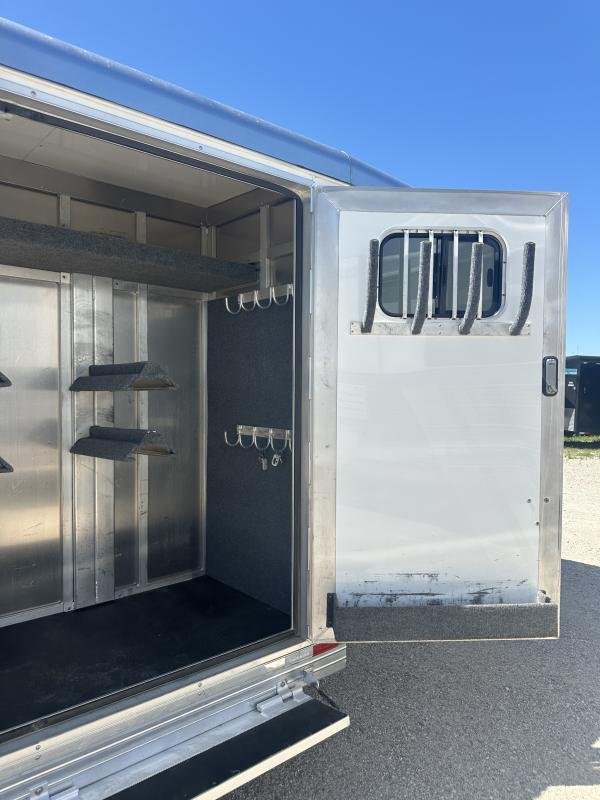 2020 Bloomer 4 Horse Stock Combo Trainer Tack Horse Trailer image 12