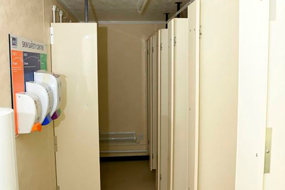 4+1 Steel Toilet Cabin 20Ft x 9Ft image 1