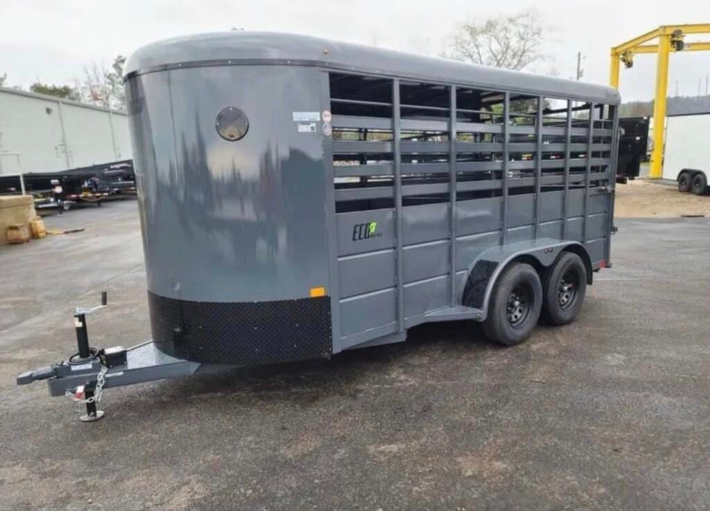 2023 BCI Stock Trailer 6’X16′ Eco Series Bumper Pull image 7