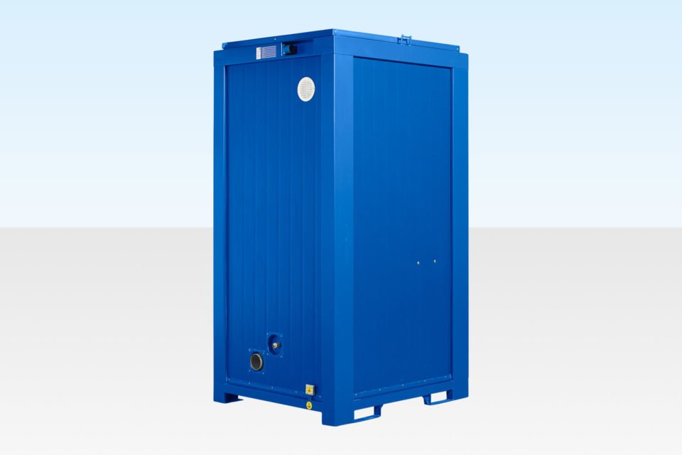 5Ft x 4Ft Single Mains Toilet (Blue) image 0