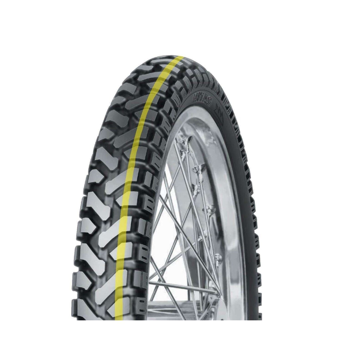 100/90-19 E-07 ENDURO DAKAR Mitas Dual Sport Front Tyre image 0