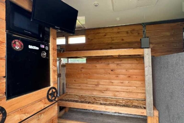Used 2022 Shadow STK Stock Trailer with 8′ Short Wall image 8