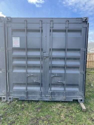 Shipping Container 20Ft Dark Grey With Black Timber Cladding image 1