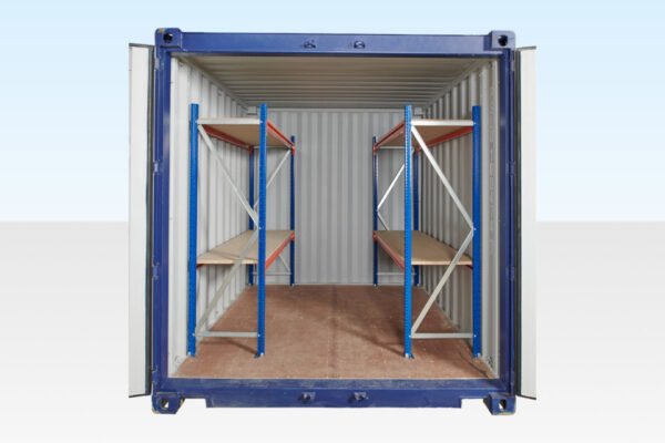 Adjustable, Heavy Duty Three Tier Container Racking (Single Bay) image 1