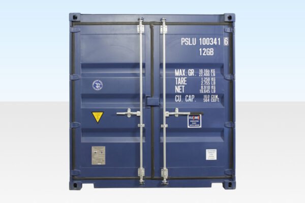10Ft X 8Ft Shipping Container (One trip) – Blue image 2