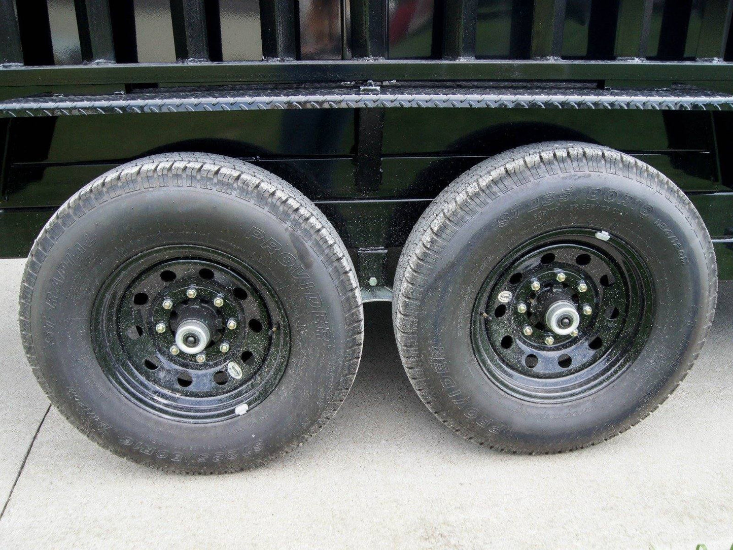 7x12 Gooseneck Hydraulic Dump Trailer with 4ft Side (2) 6K Axles image 20