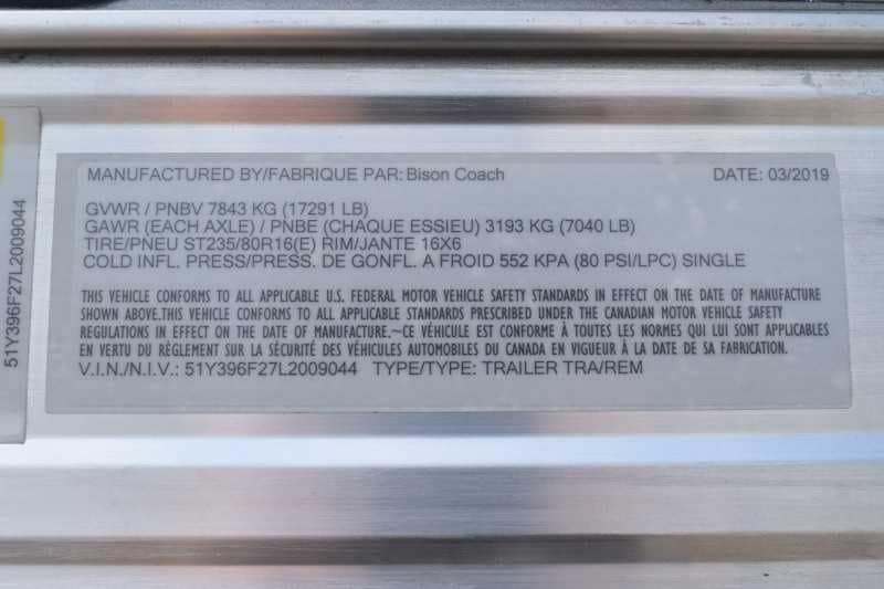 2020 Bison Laredo 3 Horse Trailer with 11′ Short Wall image 35