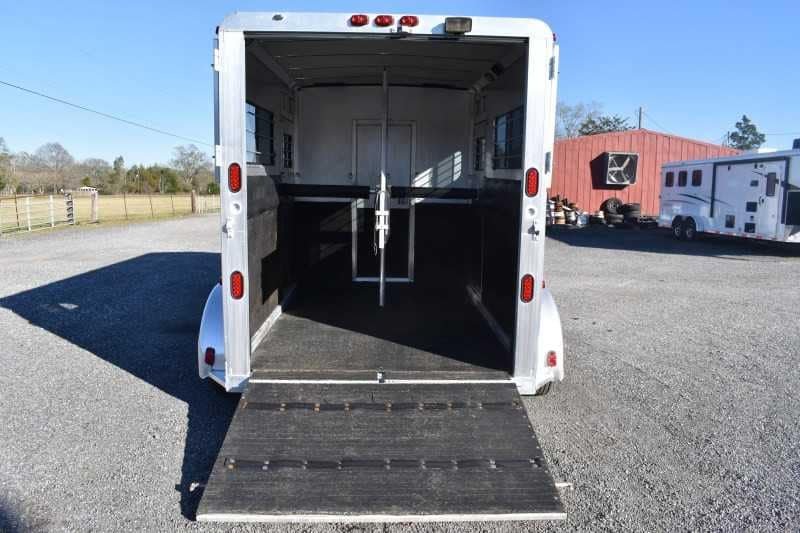 Used 1998 Silver Star 2HGN 2 Horse Trailer with 6′ Short Wall image 10