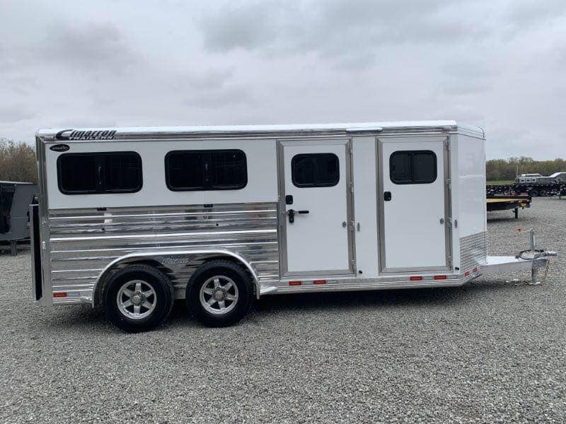 2020 19′ CIMARRON BUMPER PULL 6 PEN STOCK TRAILER image 16