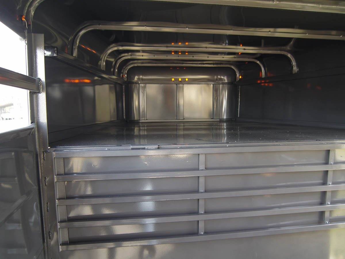 20ft Charcoal Gooseneck Livestock Cattle Trailer (2) 7K Axles image 20
