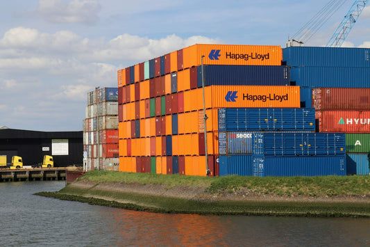 Autogas Parts – Standard 20ft shipping container in storage yard