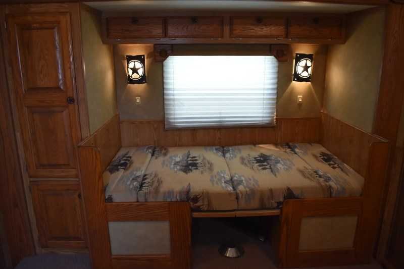 2007 American Spirit 8410GLQ 4 Horse Trailer with 10′ Short Wall image 17