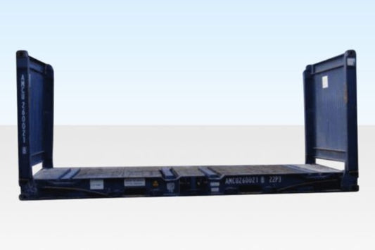 20Ft X 8Ft Used Flat Rack Shipping Containers image 0