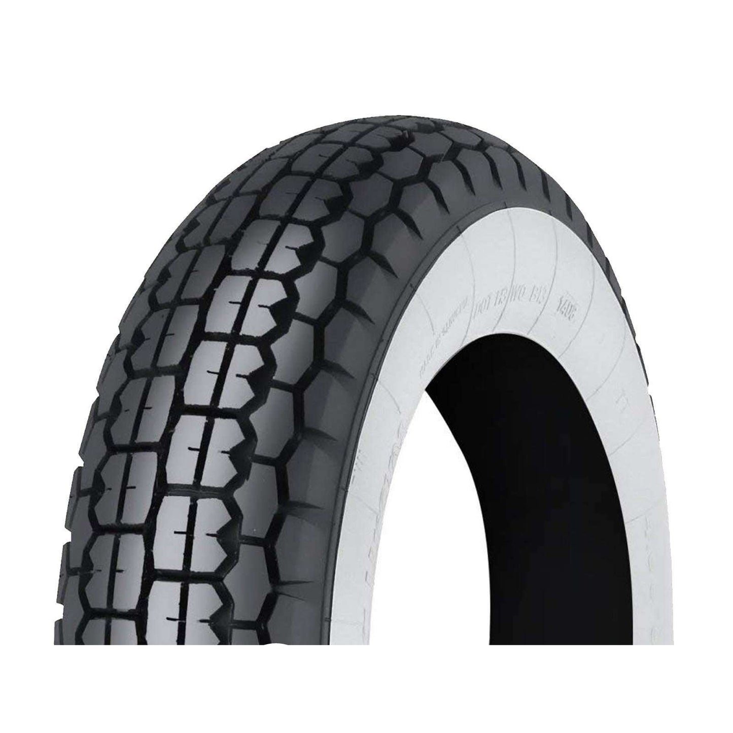 4.00-8 B13 Classic White Wall Mitas Scooter Tyre image 0