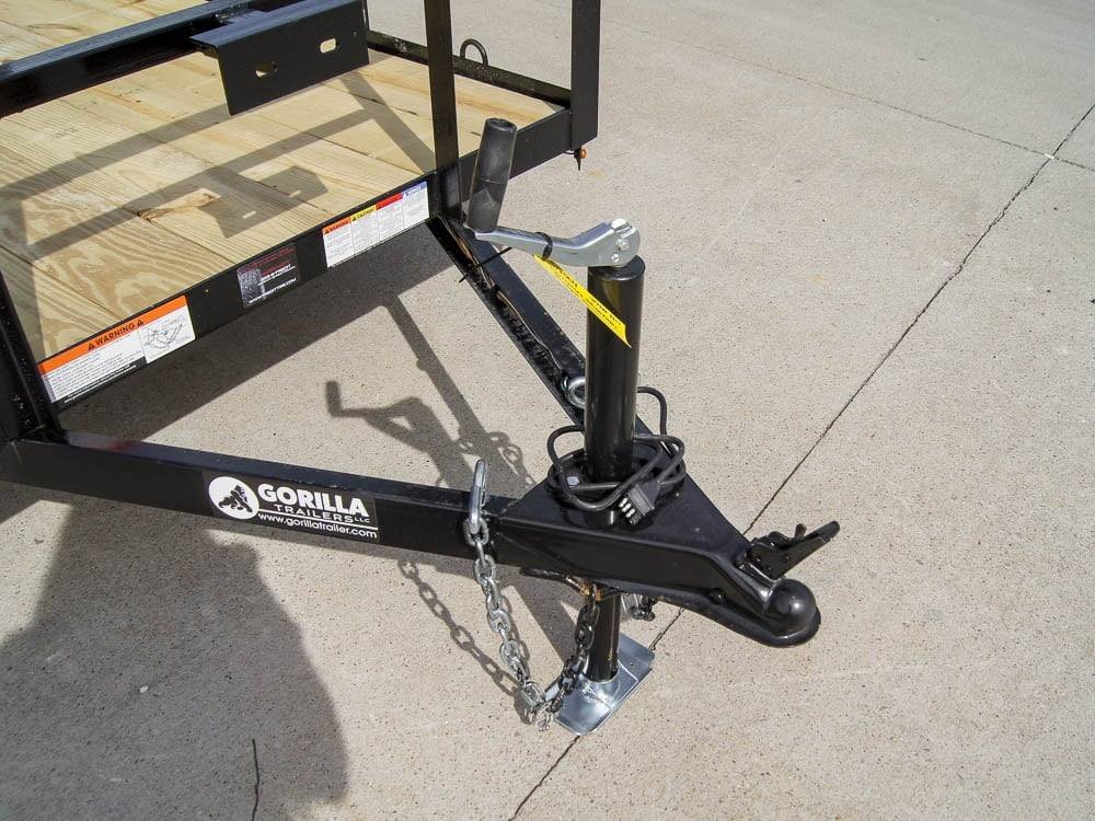 5x8 Straight Deck Utility Trailer with 2ft Side Rails 3500lb Axle image 8