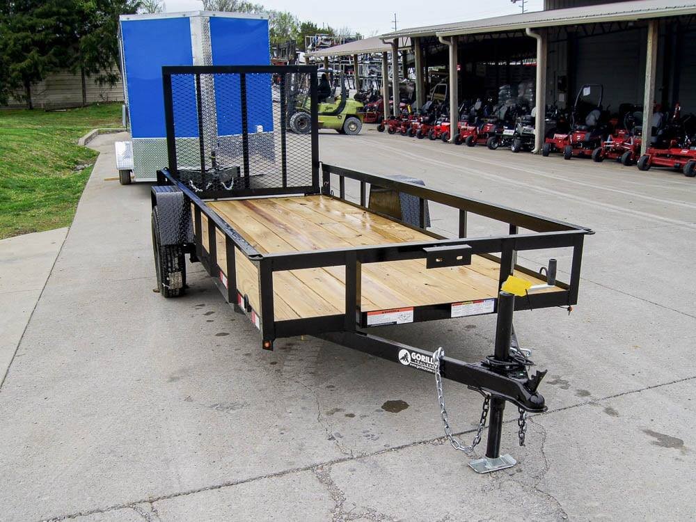 5x14 Straight Deck Utility Trailer Tall Gate 3,500lb Axle image 7