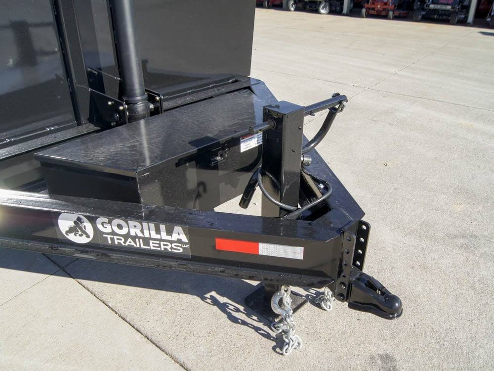 7x14 Gorilla Telescopic IBeam Dump Trailer with 3ft Sides (2) 7K Axles image 11