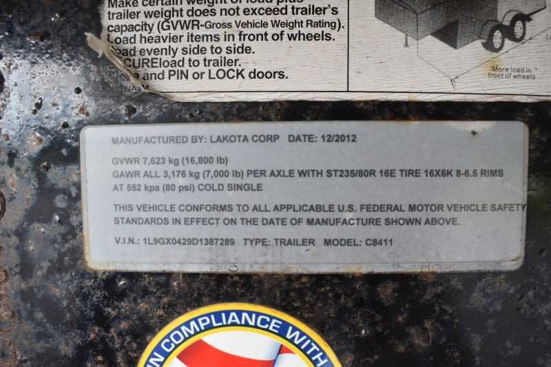 2013 Lakota Charger 8411LQ 4 Horse Trailer with 13′ Short Wall image 35