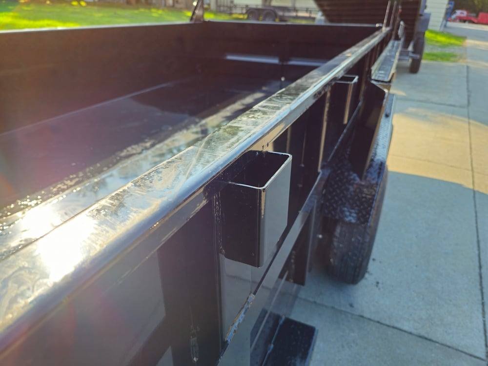 Dump Trailer 7' X 14' Hydraulic 2ft Sides 7,000lb Axles image 12