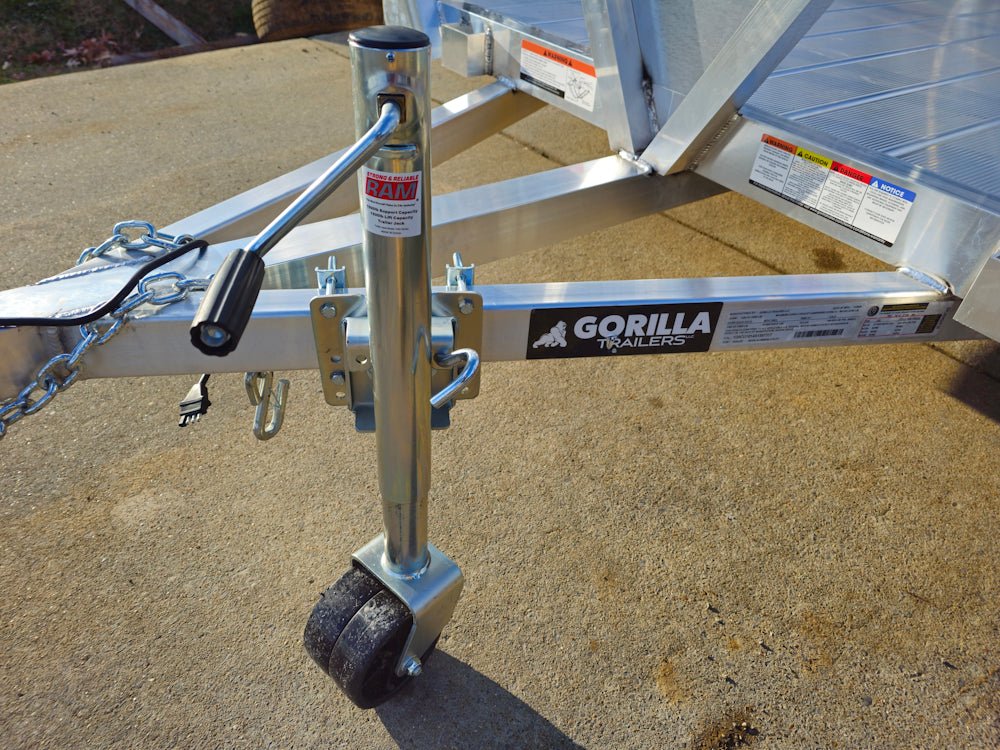 6.4' X 10' Gorilla Aluminum Utility Trailer 3,500lb Axle image 11