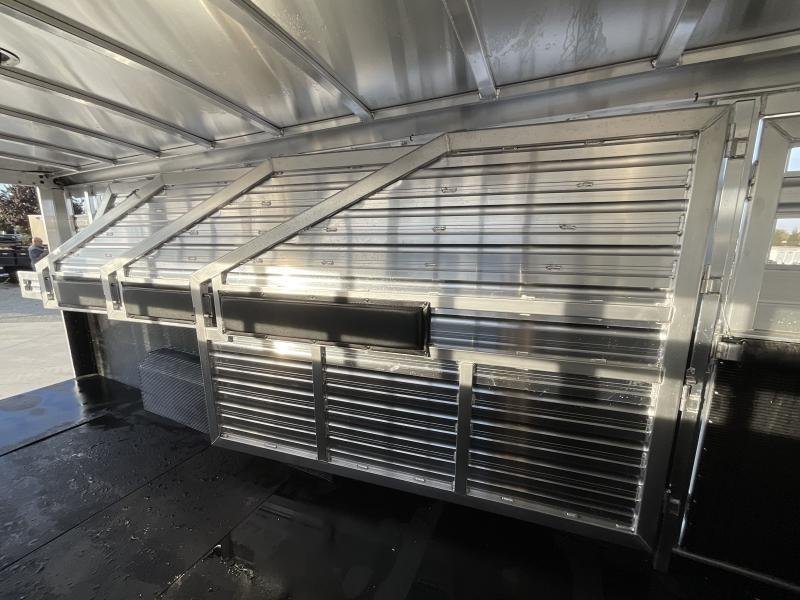 NEW 2024 Elite Trailers 5 Horse Stock Combo BP Horse Trailer image 19