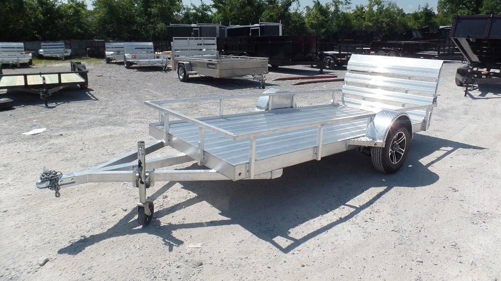 5'x12' All Aluminum Utility Trailer Straight 3500 lb Axle image 4