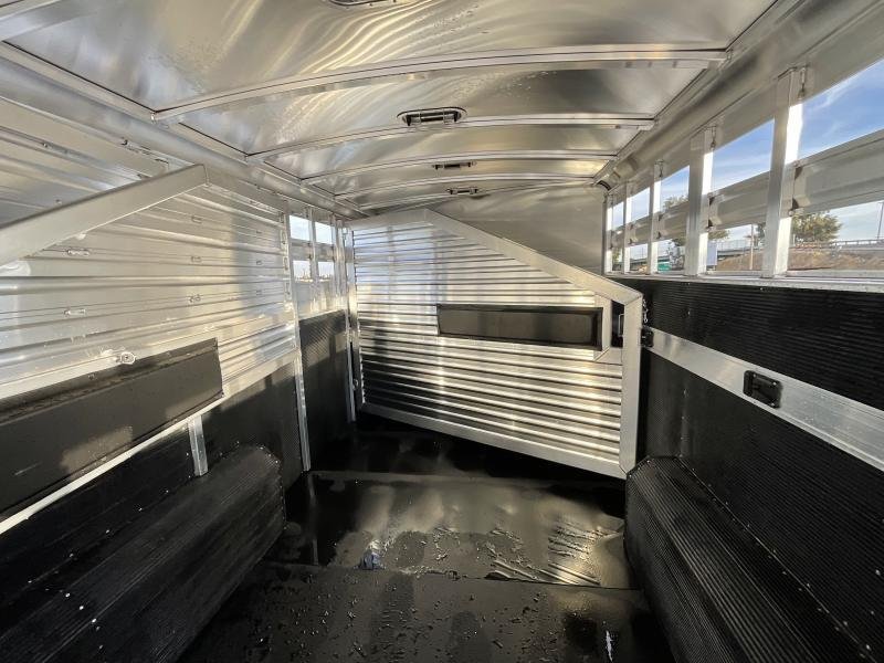 NEW 2024 Elite Trailers 5 Horse Stock Combo BP Horse Trailer image 13