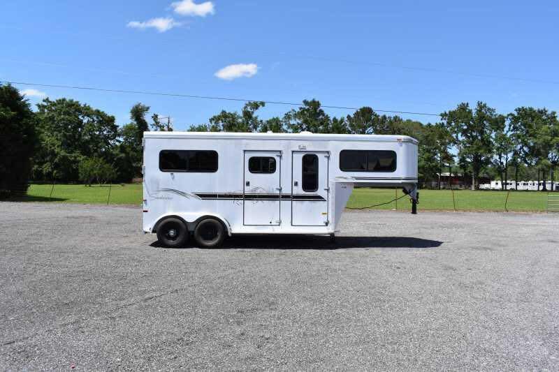 2000 Sundowner 7204GNST 2 Horse Trailer image 5