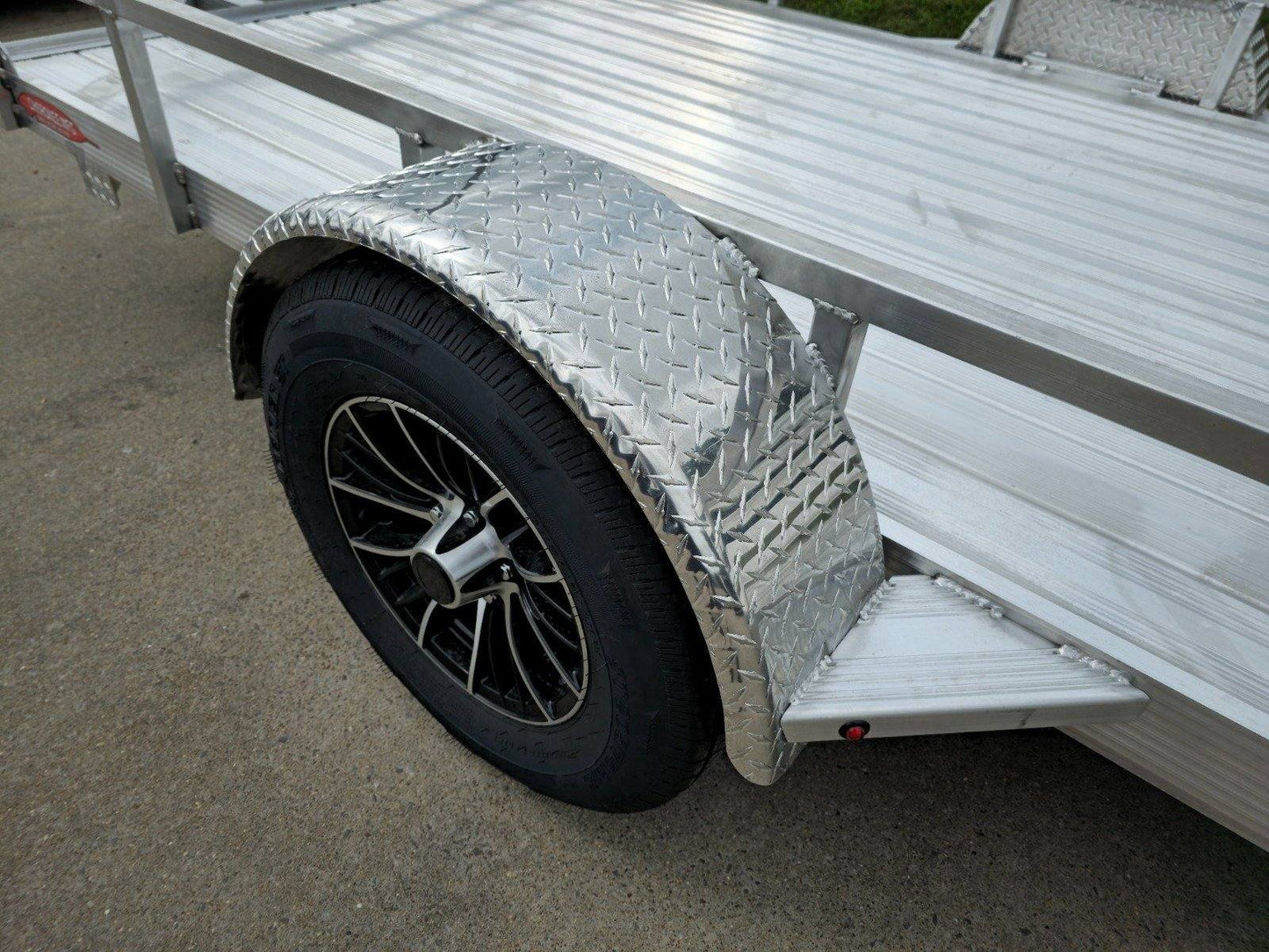 6.4' x 10' All Aluminum Utility Trailer 3500 lb Axle image 5
