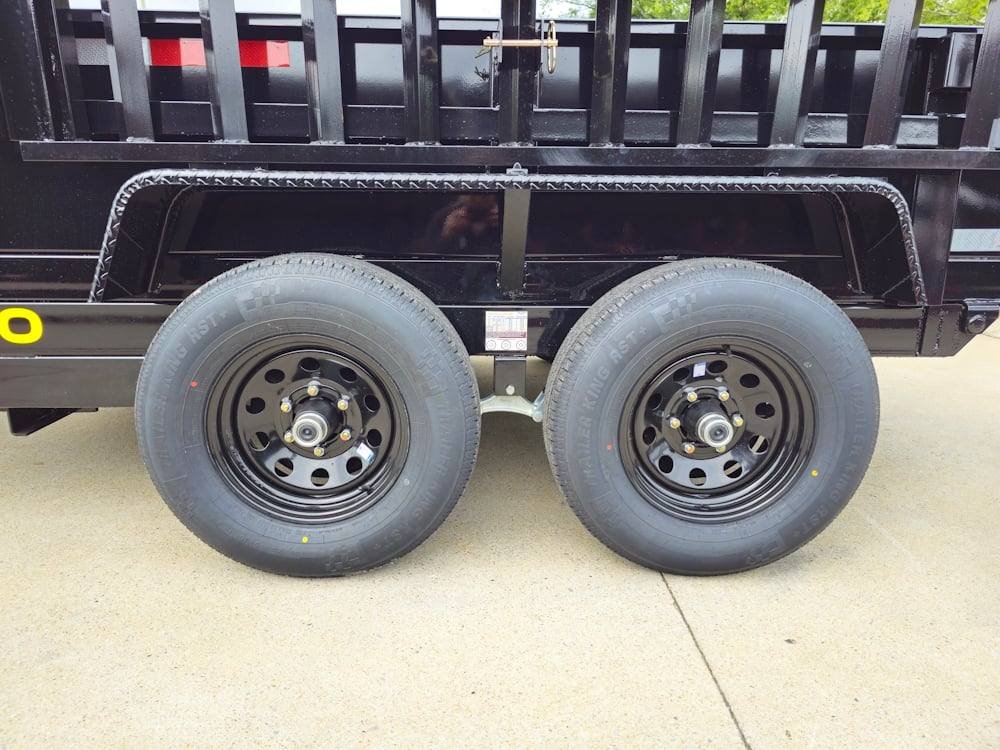 6' X 10' Hydraulic Dump Trailer With Loading Ramps GVWR 9990 image 16