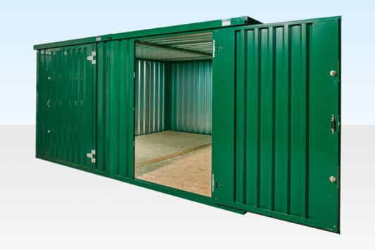 3M X 4.2M Side Linked Flat Pack Container Bundle (Powder Coated) image 0