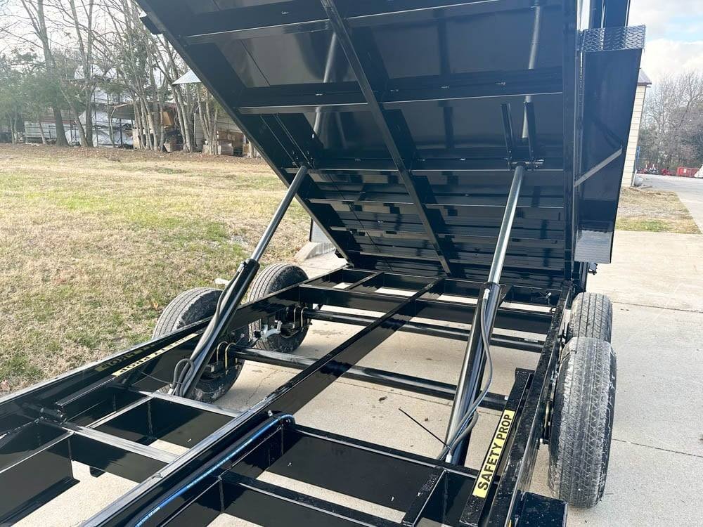 6x12 Hydraulic Dump Trailer with 4ft Sides (2) 5,200lb Axles image 17