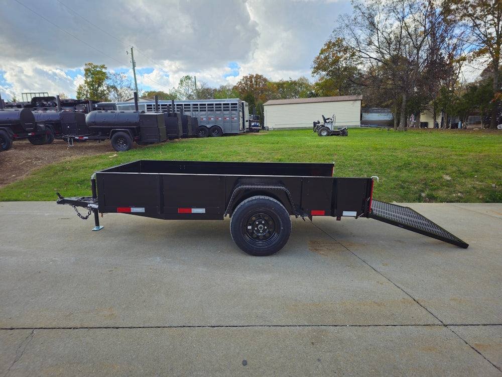 5' X 10' Utility Trailer Straight Deck 18" Sides Tall Gate image 14