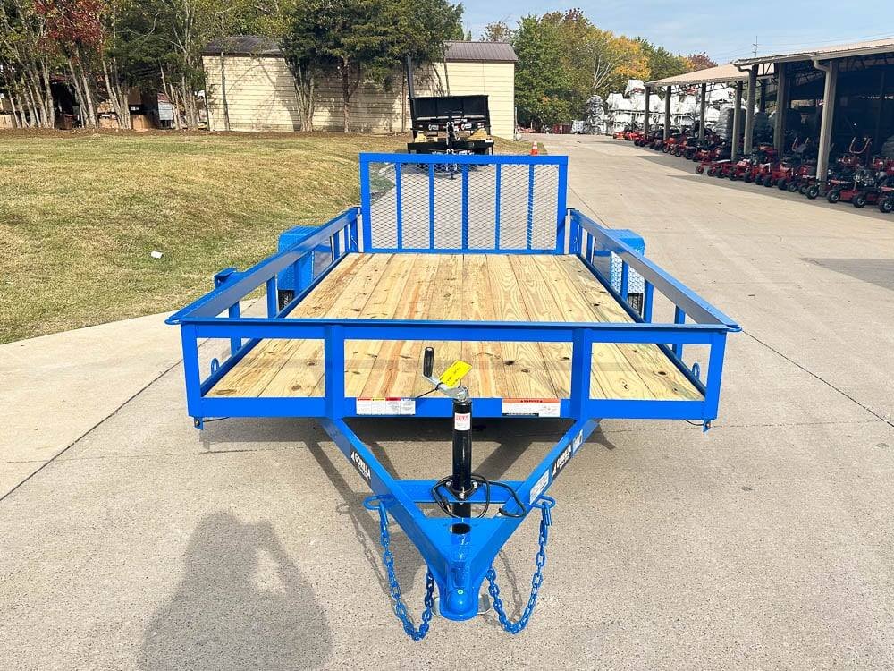 6'4" x 14 Utility Trailer Dovetail With Gate Powder Coated 3,500lb Axle image 20