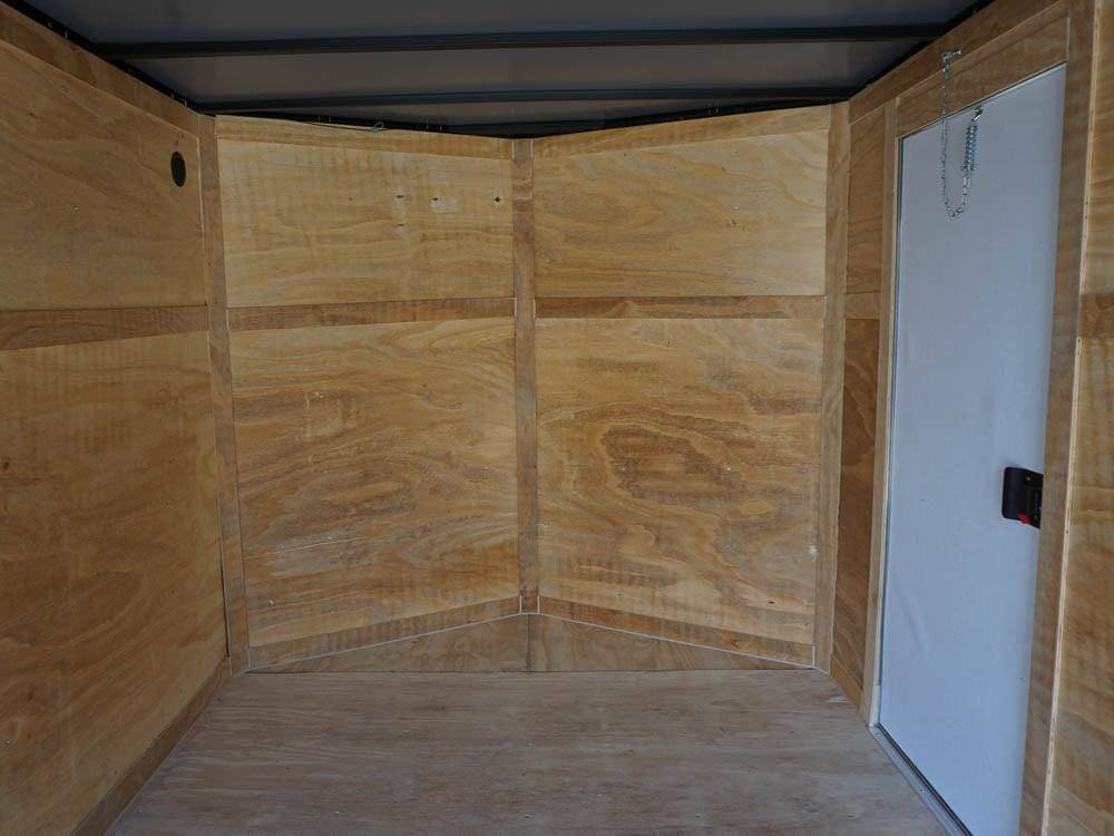 7x12 Enclosed Charcoal Trailer with Silver ATP 3500lb Axle Storage image 18