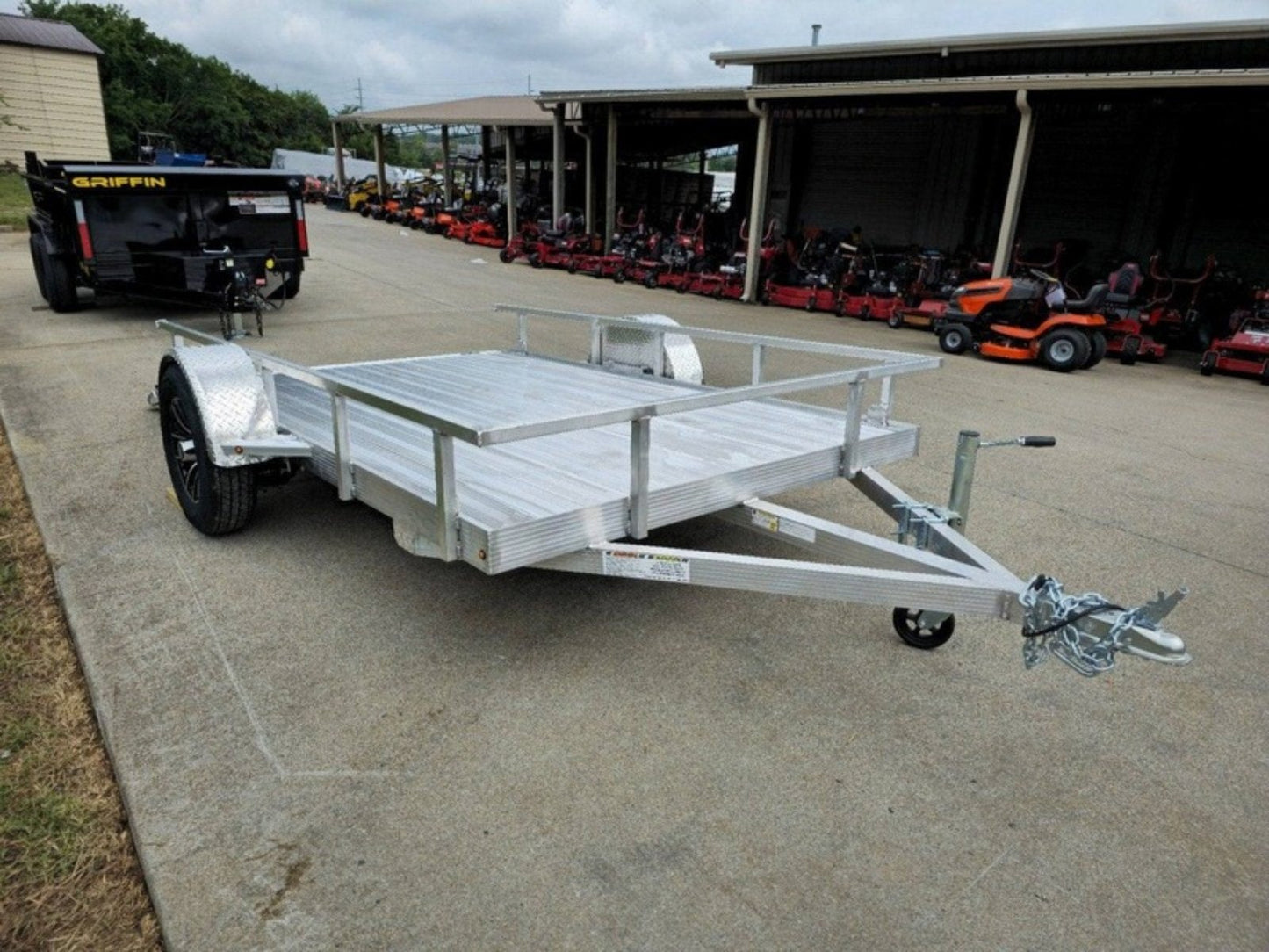 6.4' x 10' All Aluminum Utility Trailer 3500 lb Axle image 19