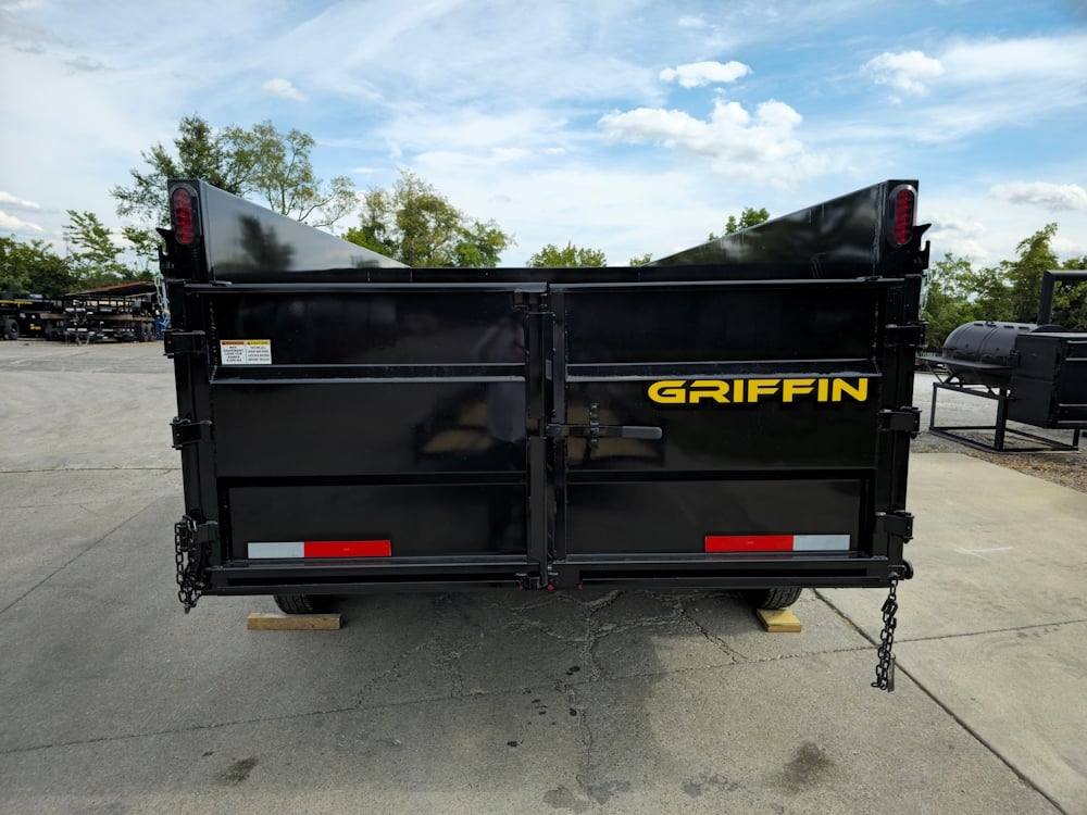 7x14 Hydraulic Dump Trailer with 4ft Sides (2) 7K Axles image 14