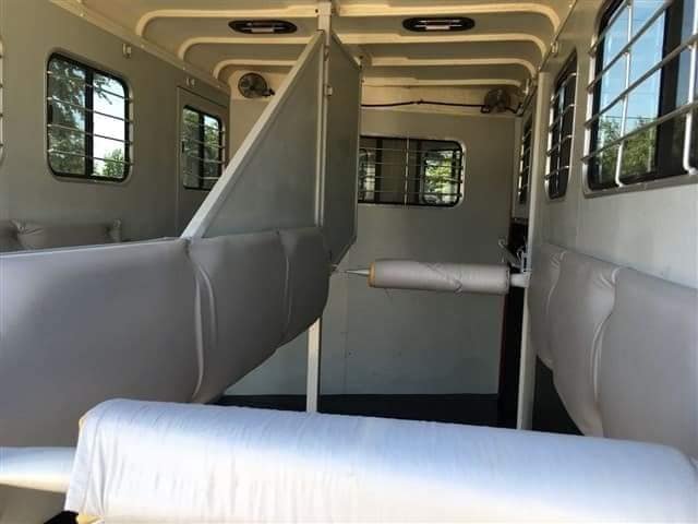 2007 Hawk 2 Horse Bumper Pull Side Ramp image 14