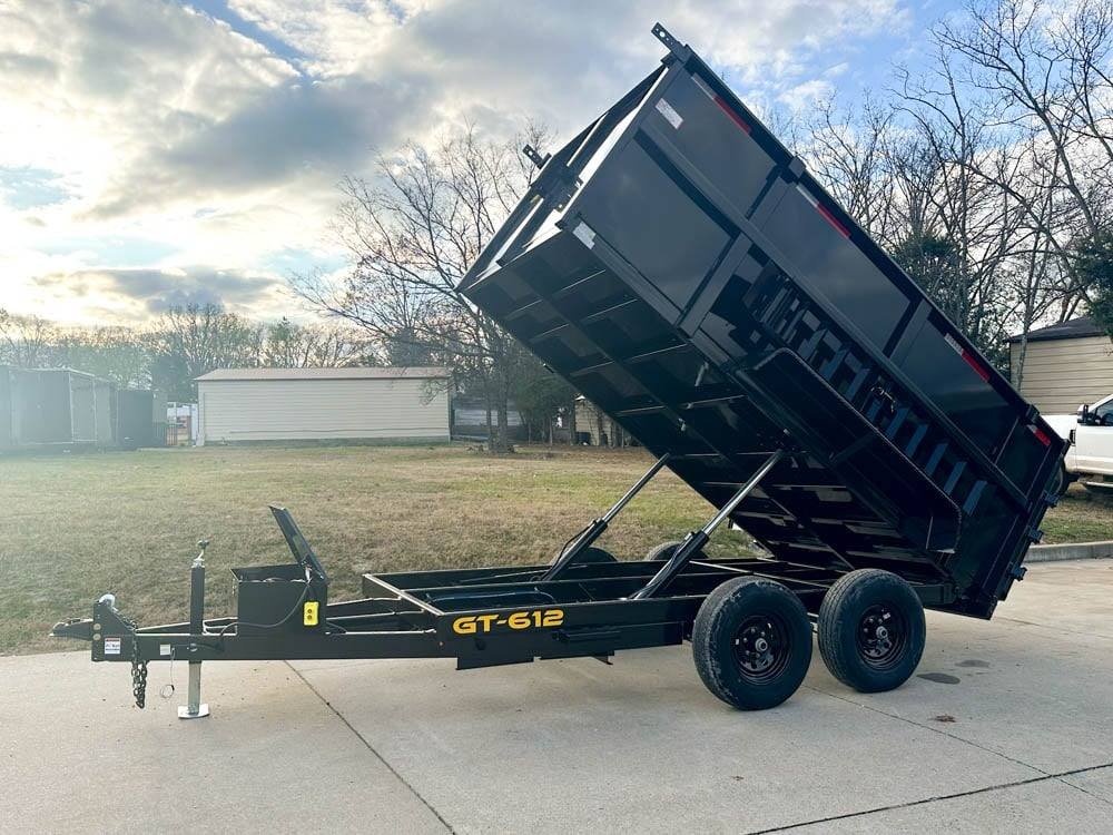 6x12 Hydraulic Dump Trailer with 4ft Sides (2) 5,200lb Axles image 18