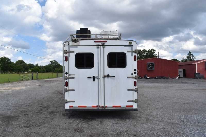 2007 American Spirit 8410GLQ 4 Horse Trailer with 10′ Short Wall image 27