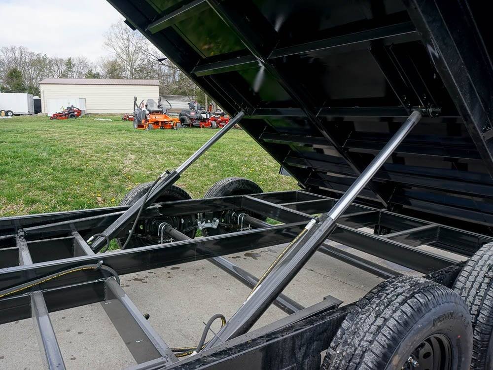 7x12 Hydraulic Dump Trailer with 4ft Sides (2) 7K Axles image 16