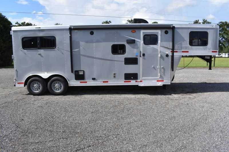 2020 Lakota Colt 8209SO 2 Horse Trailer with 9′ Short Wall image 2