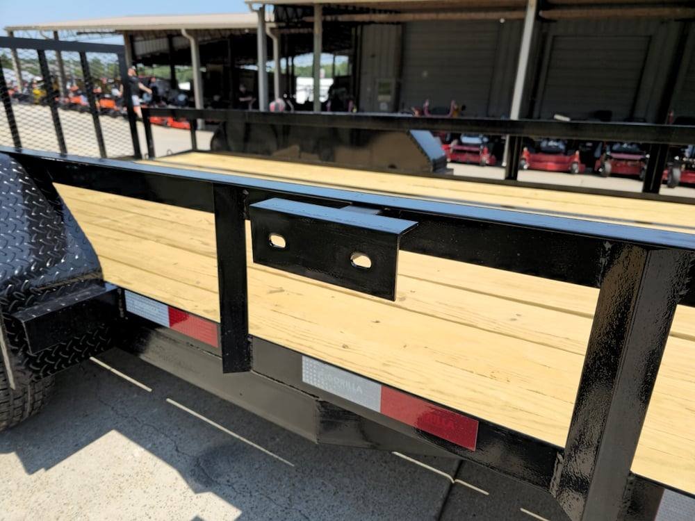 6'4" x 14 Utility Trailer Powder Coated Dovetail (2) 3500 Axles 7k GVWR image 10